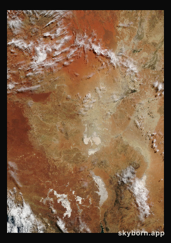 The Earth on 4 May 2005 · Lake Eyre, Australia