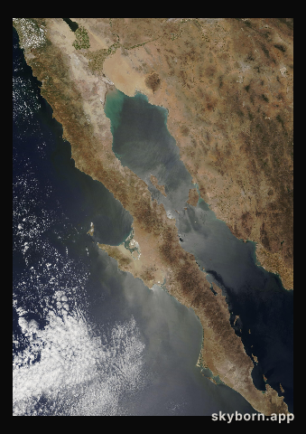 The Earth on 10 May 2005 · Baja California