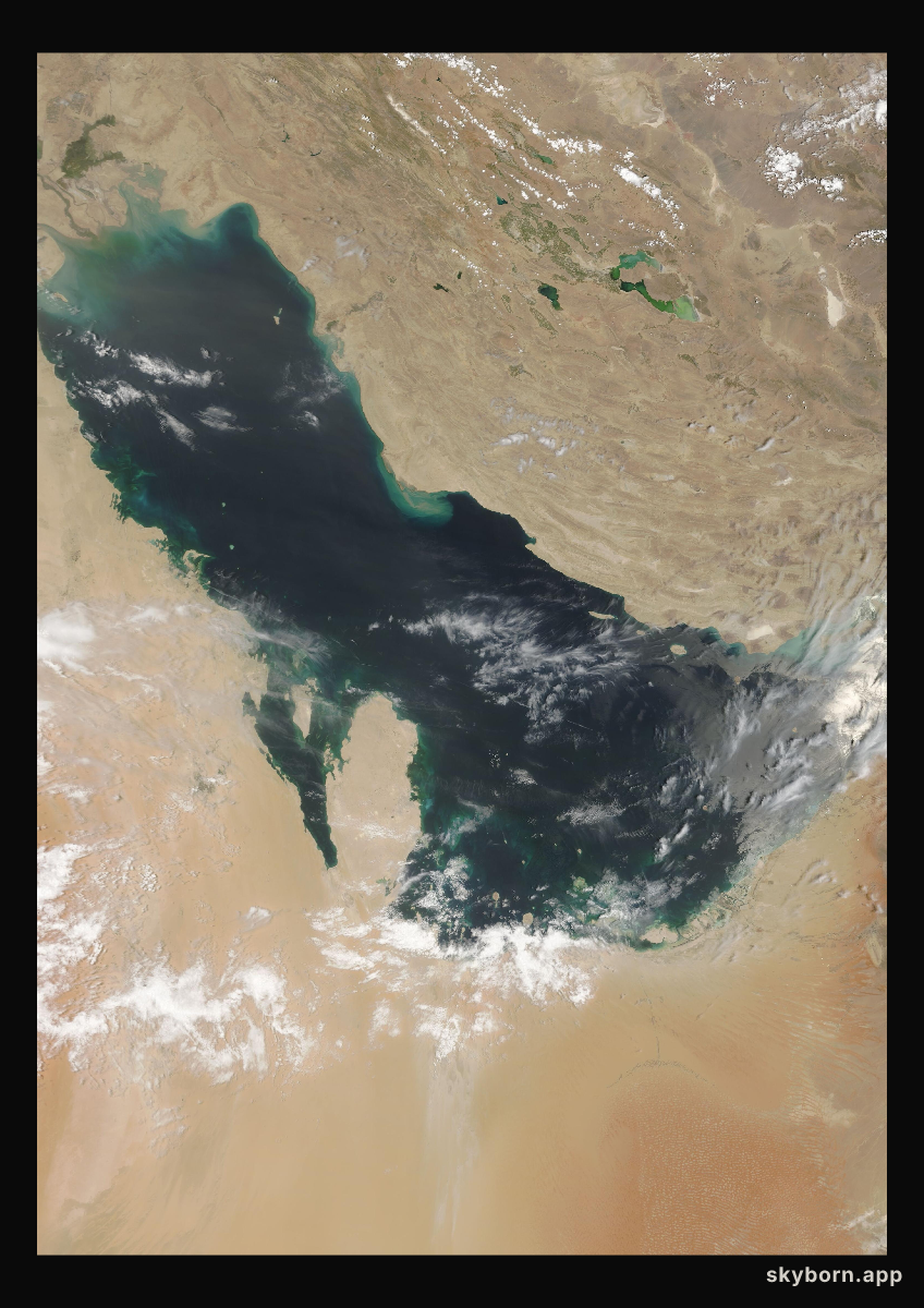 The Earth on 24 May 2005 · Persian Gulf