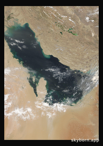 The Earth on 24 May 2005 · Persian Gulf
