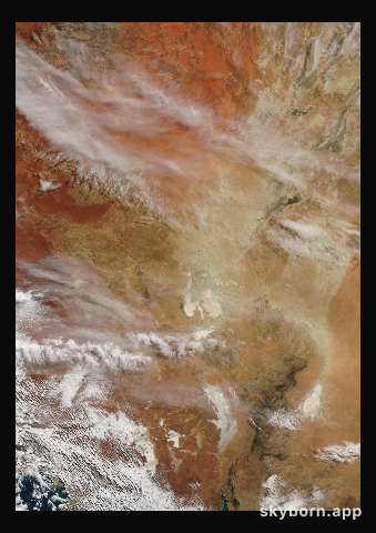 The Earth on 25 May 2005 · Lake Eyre, Australia