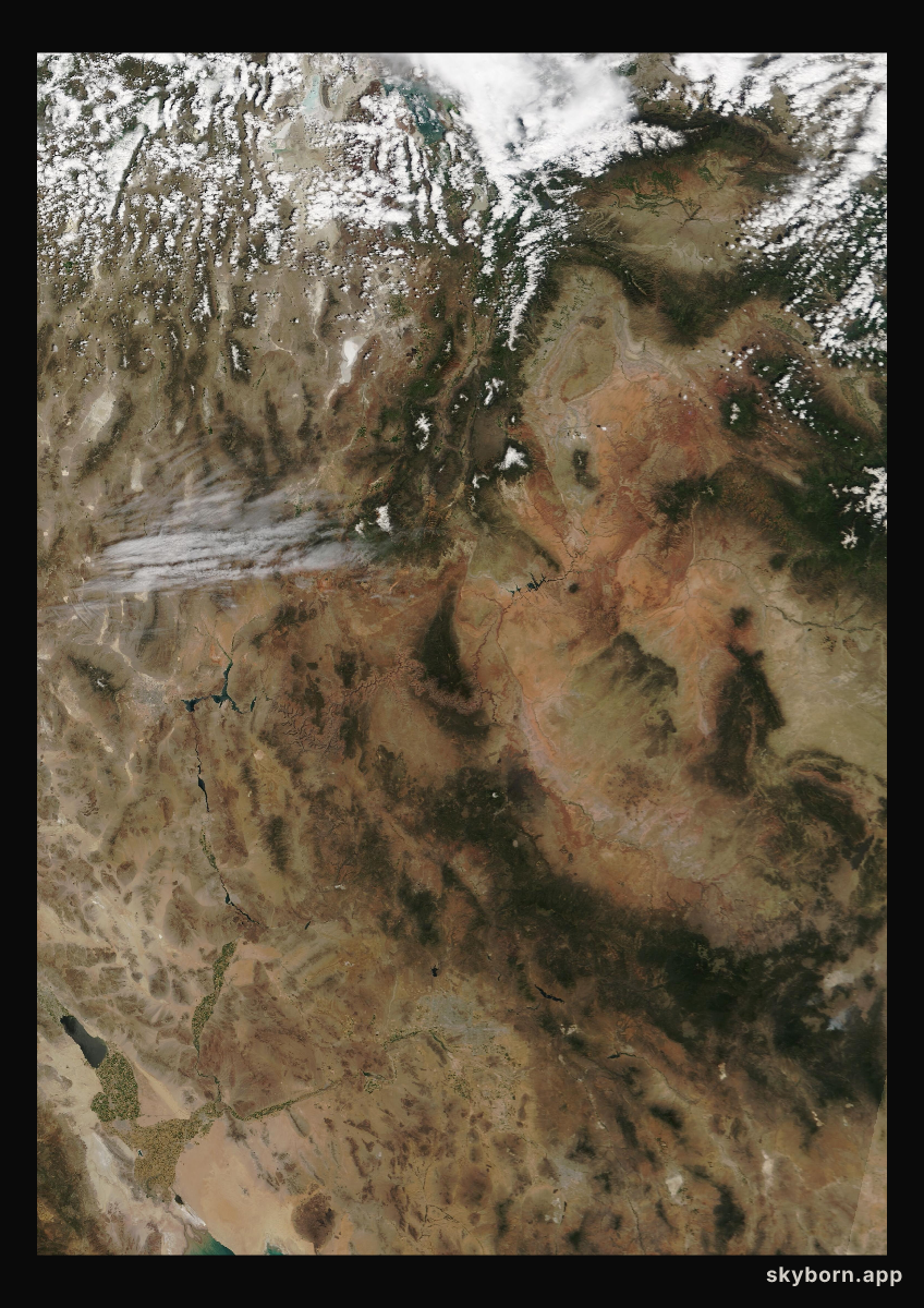 The Earth on 7 June 2005 · Colorado Plateau
