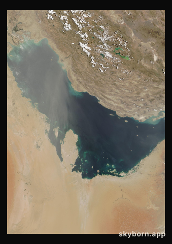The Earth on 12 June 2005 · Persian Gulf