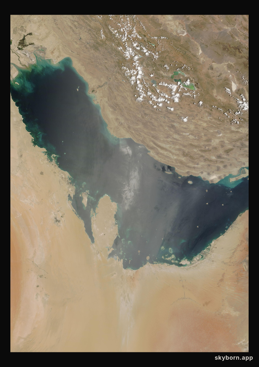 The Earth on 14 June 2005 · Persian Gulf