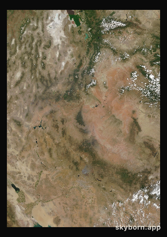 The Earth on 1 July 2005 · Colorado Plateau
