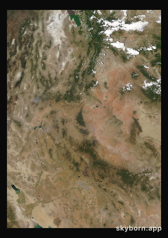The Earth on 3 July 2005 · Colorado Plateau