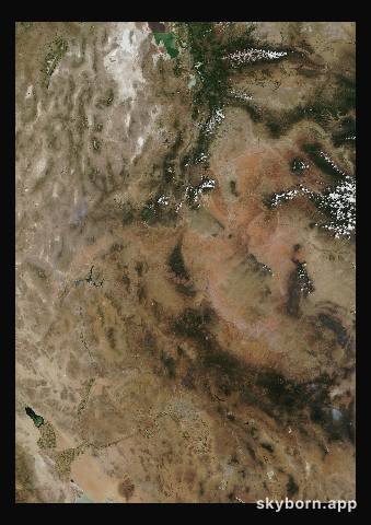 The Earth on 4 July 2005 · Colorado Plateau