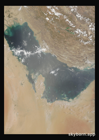 The Earth on 16 July 2005 · Persian Gulf