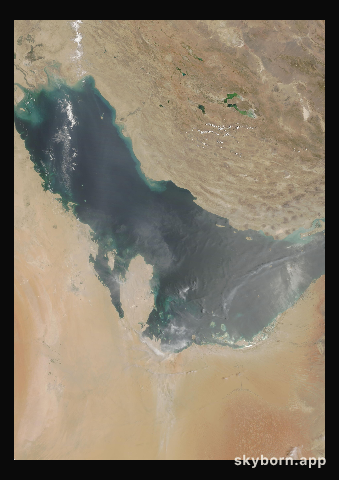 The Earth on 18 July 2005 · Persian Gulf