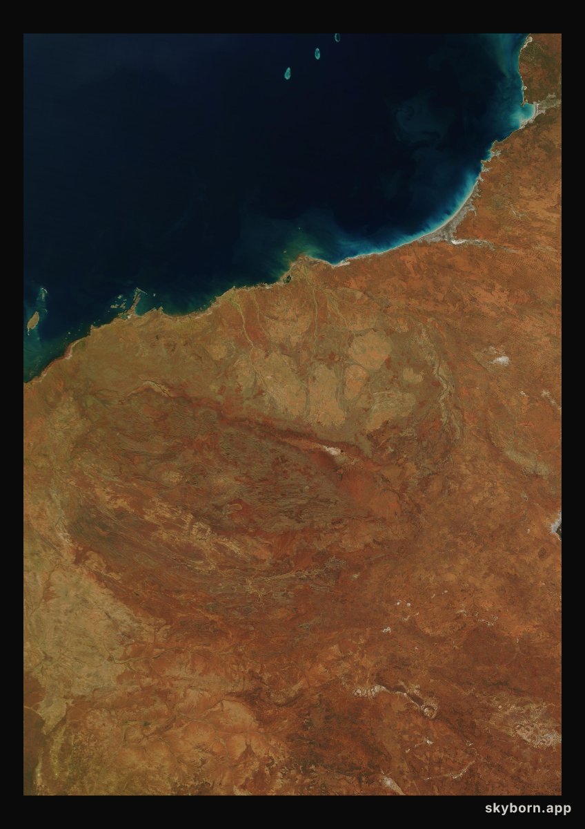 The Earth on 24 July 2005 · Pilbara, Western Australia