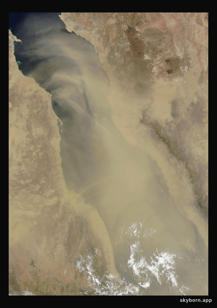 The Earth on 26 July 2005 · Red Sea