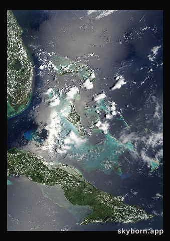 The Earth on 28 July 2005 · Bahamas