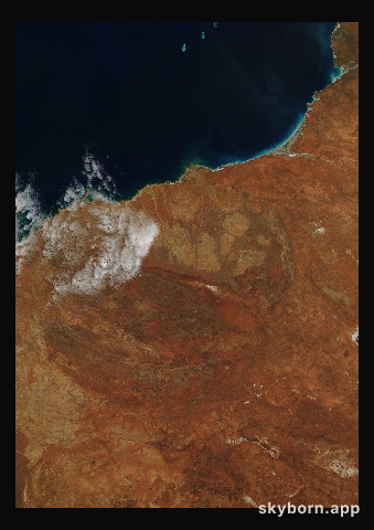 The Earth on 5 August 2005 · Pilbara, Western Australia