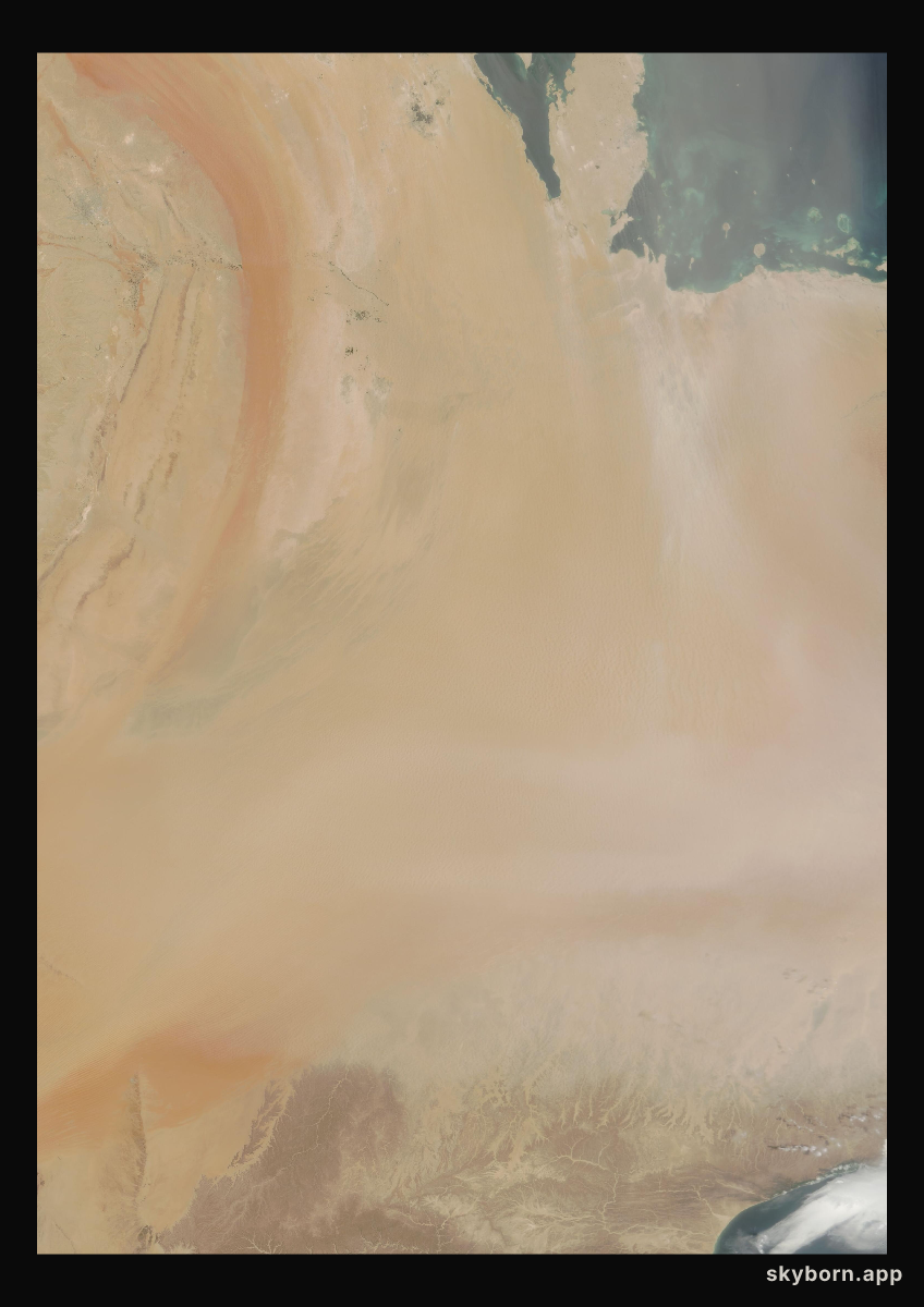 The Earth on 8 August 2005 · Empty Quarter, Arabia