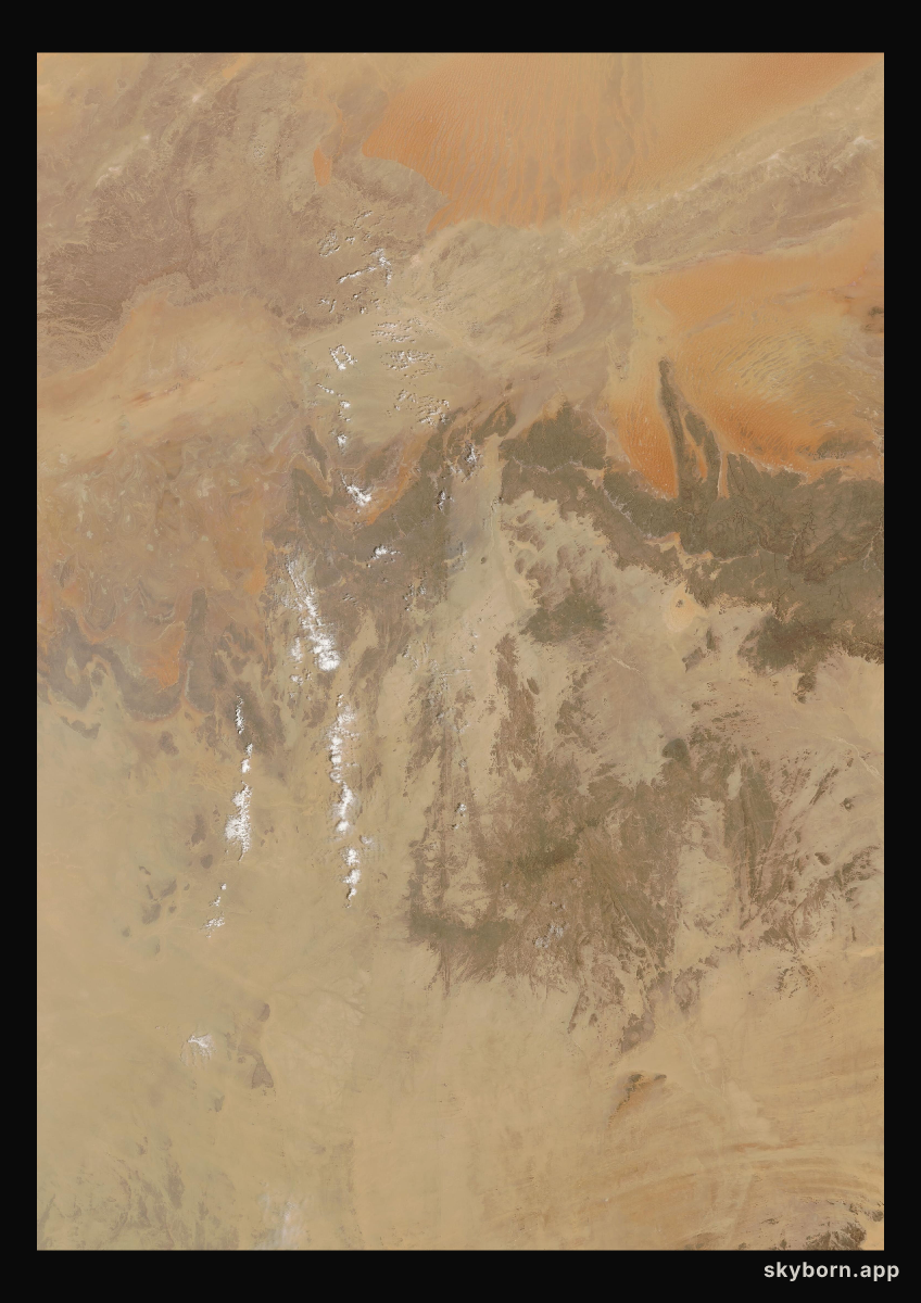 The Earth on 12 August 2005 · Sahara, Algeria