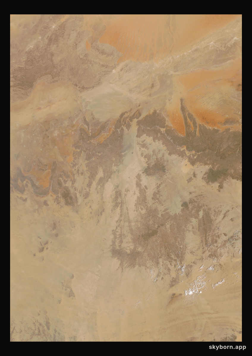 The Earth on 14 August 2005 · Sahara, Algeria