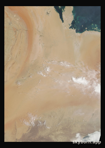 The Earth on 22 August 2005 · Empty Quarter, Arabia