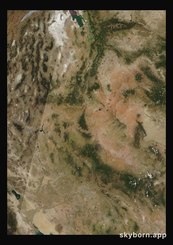 The Earth on 29 August 2005 · Colorado Plateau