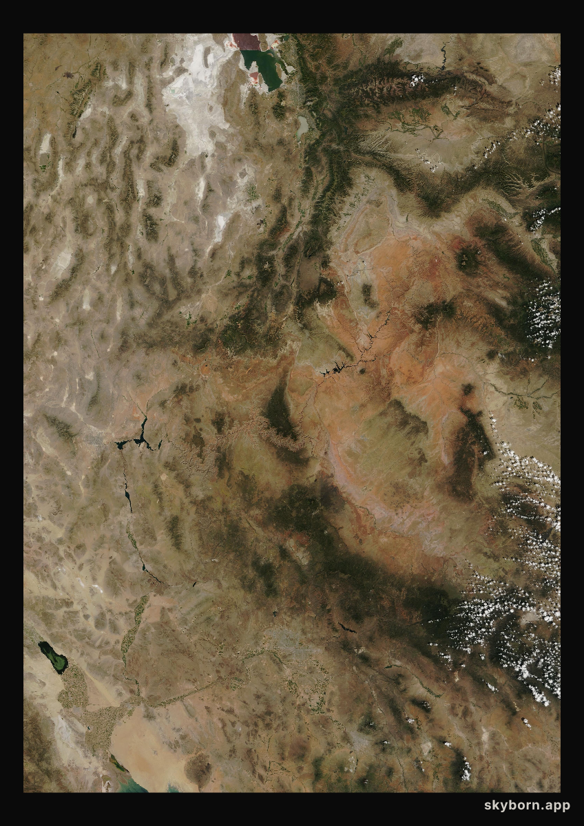The Earth on 30 August 2005 · Colorado Plateau