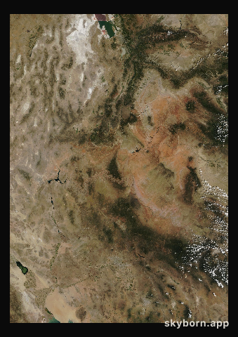 The Earth on 30 August 2005 · Colorado Plateau