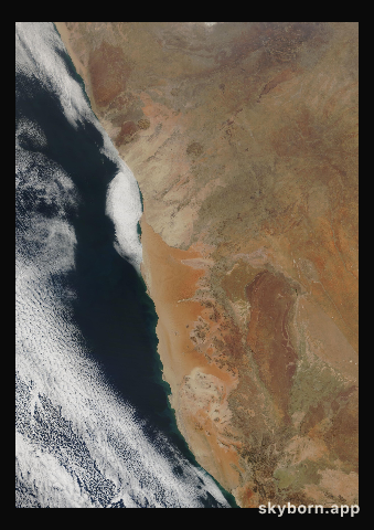 The Earth on 2 September 2005 · Namib Desert