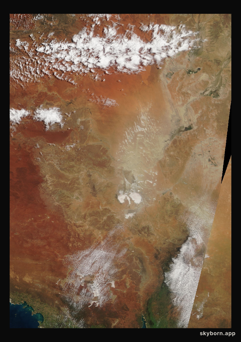 The Earth on 5 September 2005 · Lake Eyre, Australia