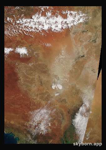 The Earth on 5 September 2005 · Lake Eyre, Australia