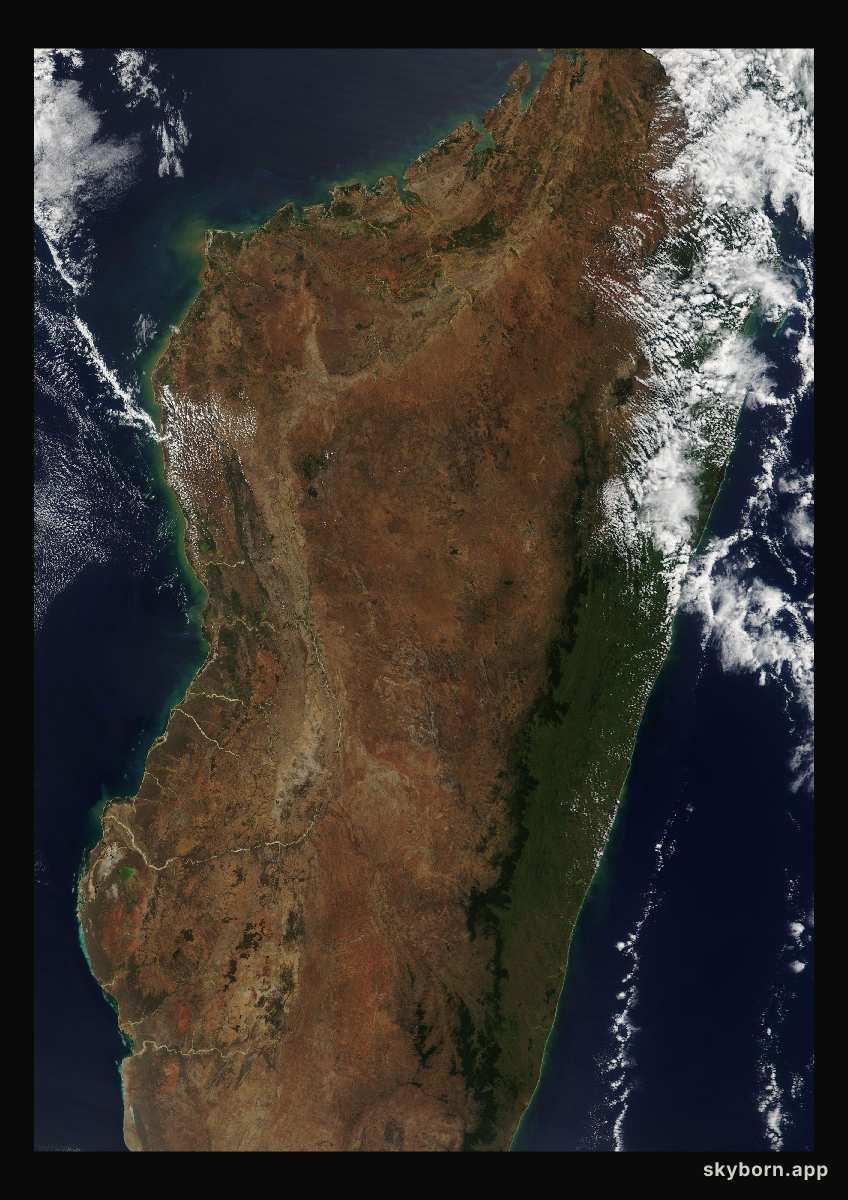 The Earth on 13 September 2005 · Madagascar