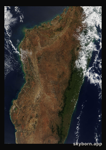 The Earth on 13 September 2005 · Madagascar