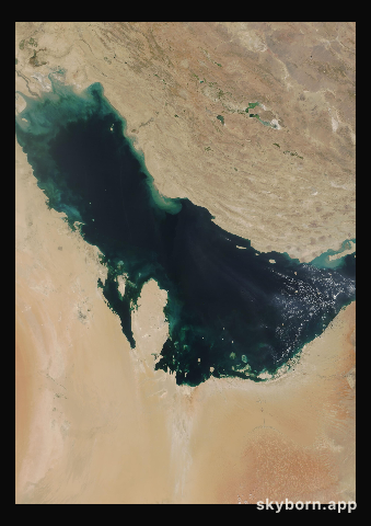 The Earth on 15 September 2005 · Persian Gulf