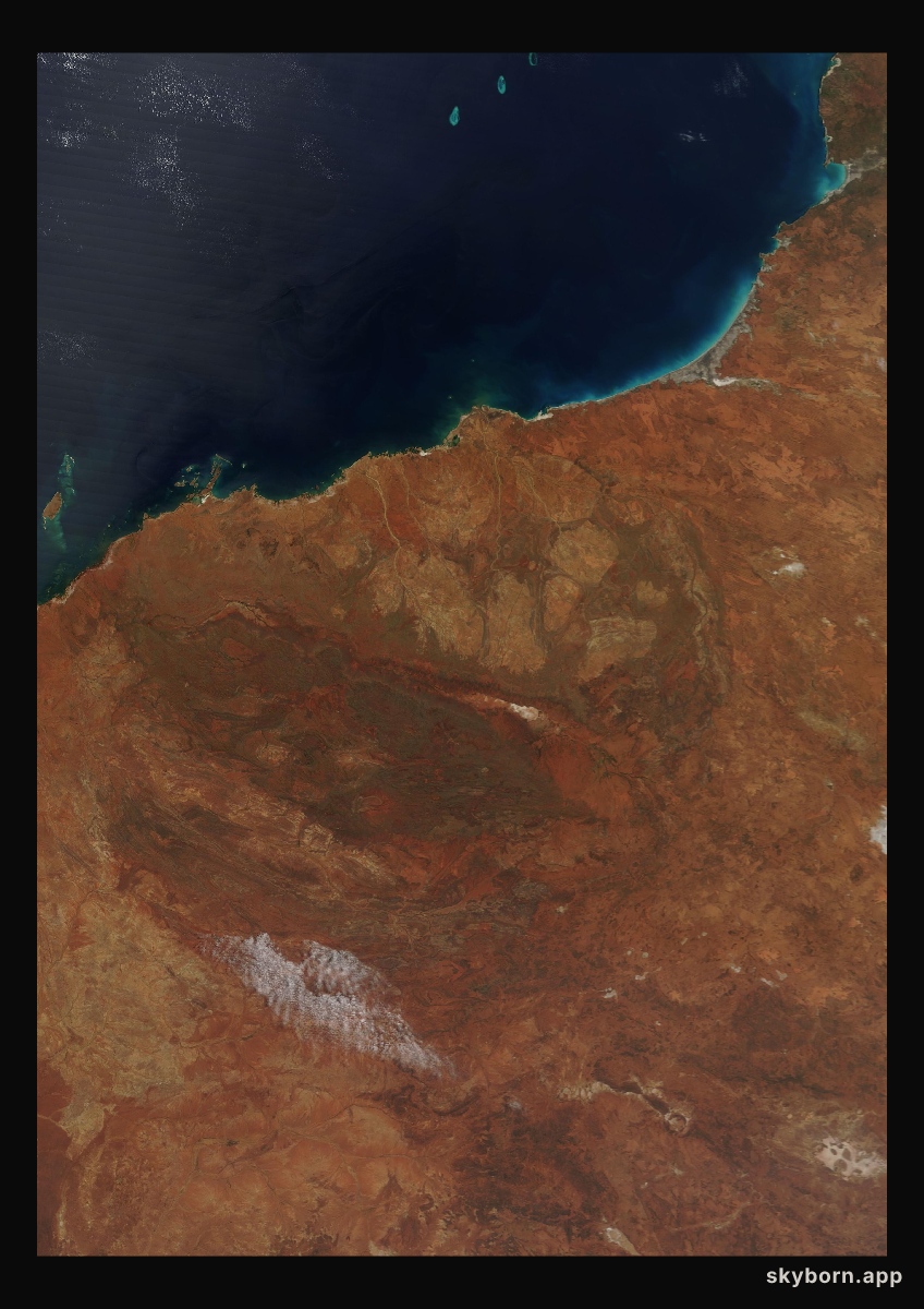 The Earth on 18 September 2005 · Pilbara, Western Australia