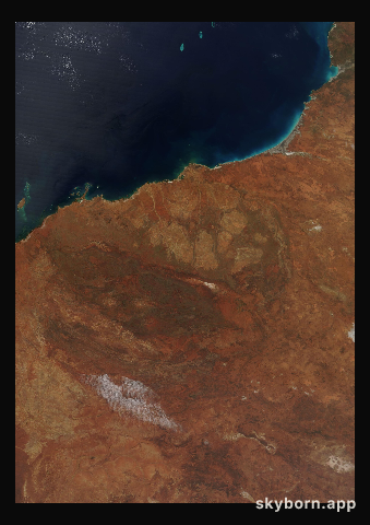 The Earth on 18 September 2005 · Pilbara, Western Australia
