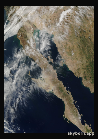 The Earth on 21 September 2005 · Baja California