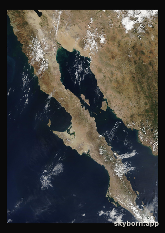 The Earth on 26 September 2005 · Baja California