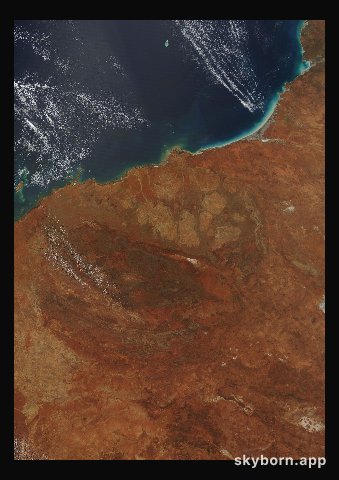 The Earth on 27 September 2005 · Pilbara, Western Australia