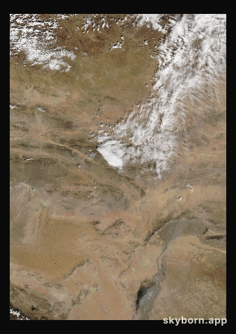 The Earth on 9 October 2005 · Gobi Desert