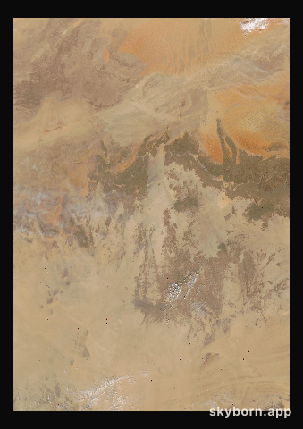The Earth on 10 October 2005 · Sahara, Algeria