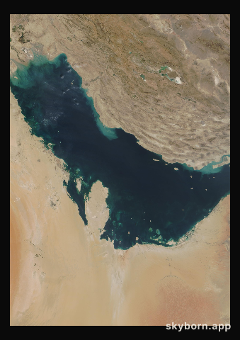 The Earth on 11 October 2005 · Persian Gulf