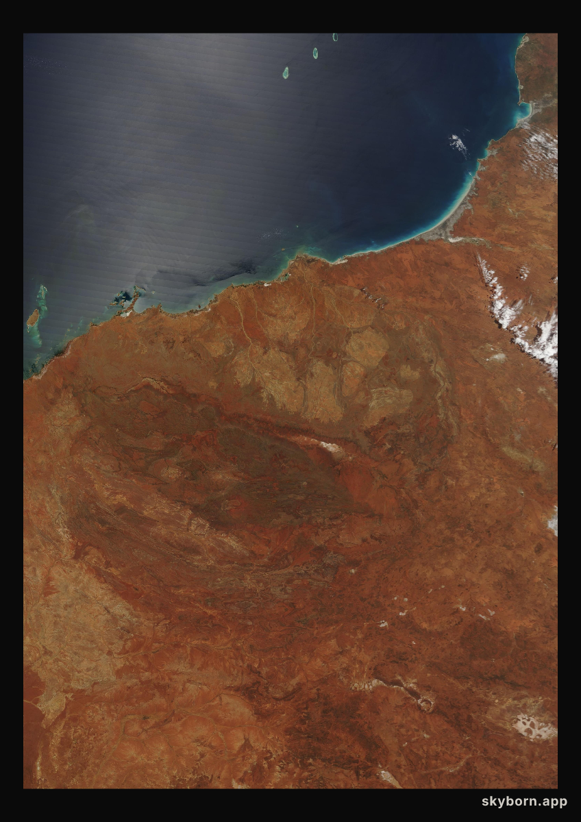 The Earth on 13 October 2005 · Pilbara, Western Australia