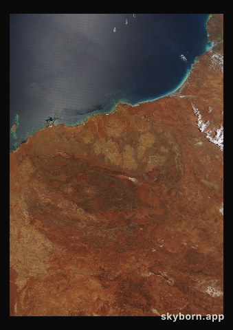 The Earth on 13 October 2005 · Pilbara, Western Australia