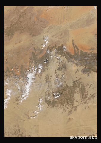 The Earth on 20 October 2005 · Sahara, Algeria