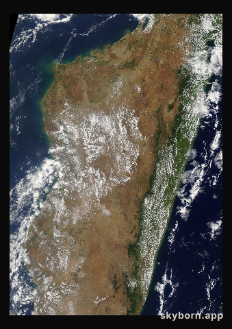 The Earth on 21 October 2005 · Madagascar