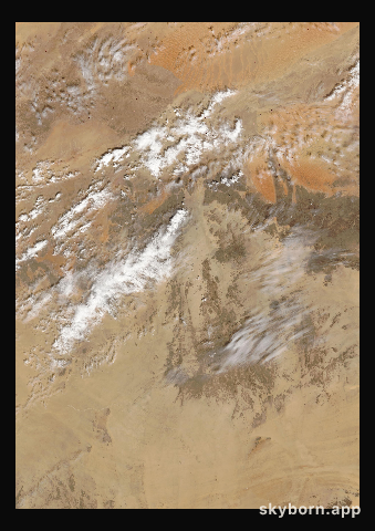The Earth on 22 October 2005 · Sahara, Algeria
