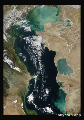 The Earth on 24 October 2005 · Caspian Sea