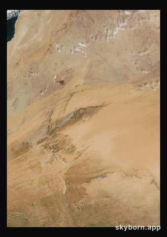 The Earth on 4 November 2005 · Eye of the Sahara, Mauritania