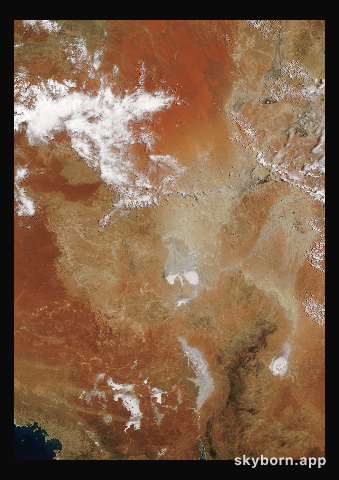The Earth on 5 November 2005 · Lake Eyre, Australia