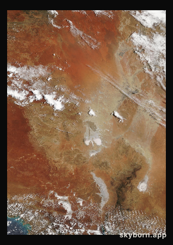 The Earth on 10 November 2005 · Lake Eyre, Australia