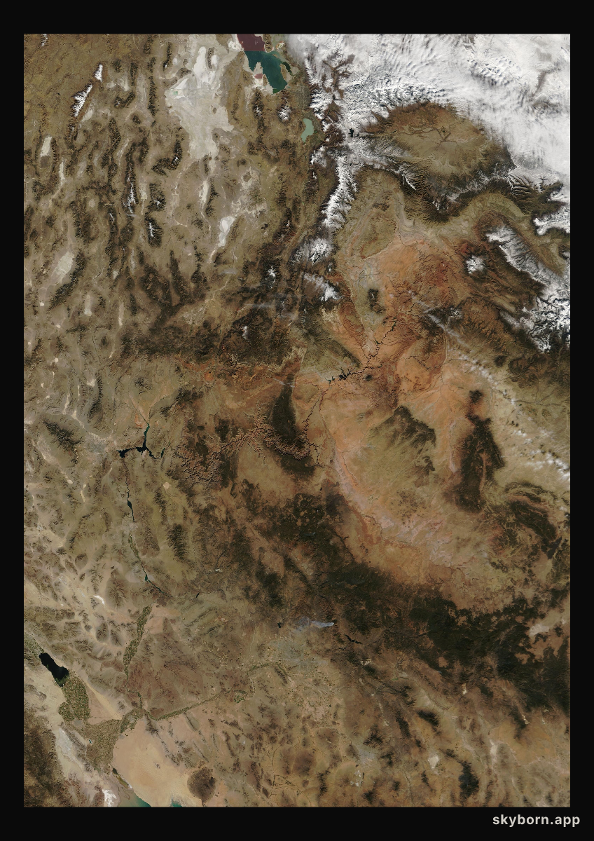 The Earth on 16 November 2005 · Colorado Plateau