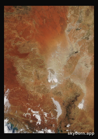 The Earth on 17 November 2005 · Lake Eyre, Australia