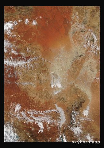 The Earth on 19 November 2005 · Lake Eyre, Australia